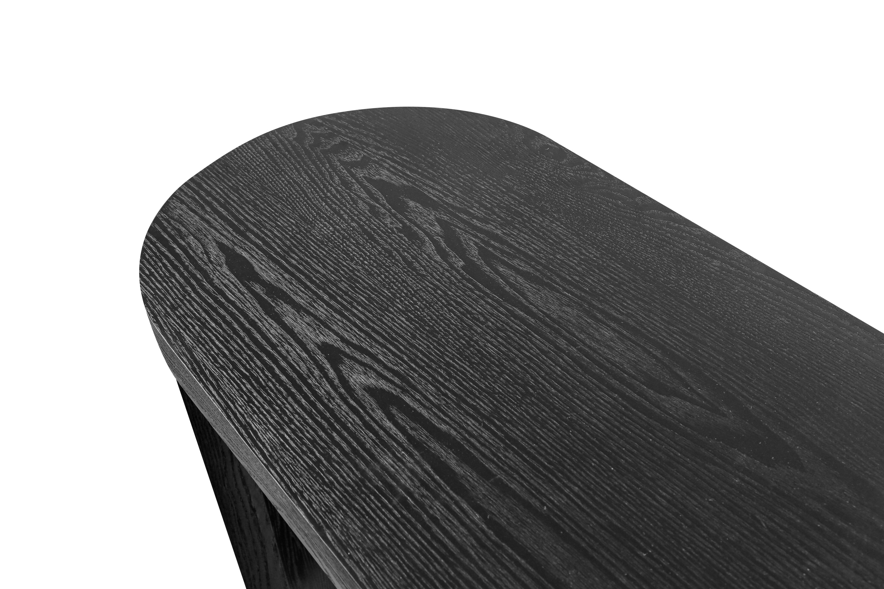 60'' Thick Top Entryway Table, Curved Legs, Support The Installation Of Inward-facing Or Outward-facing for Sofas, Entryway (Black)