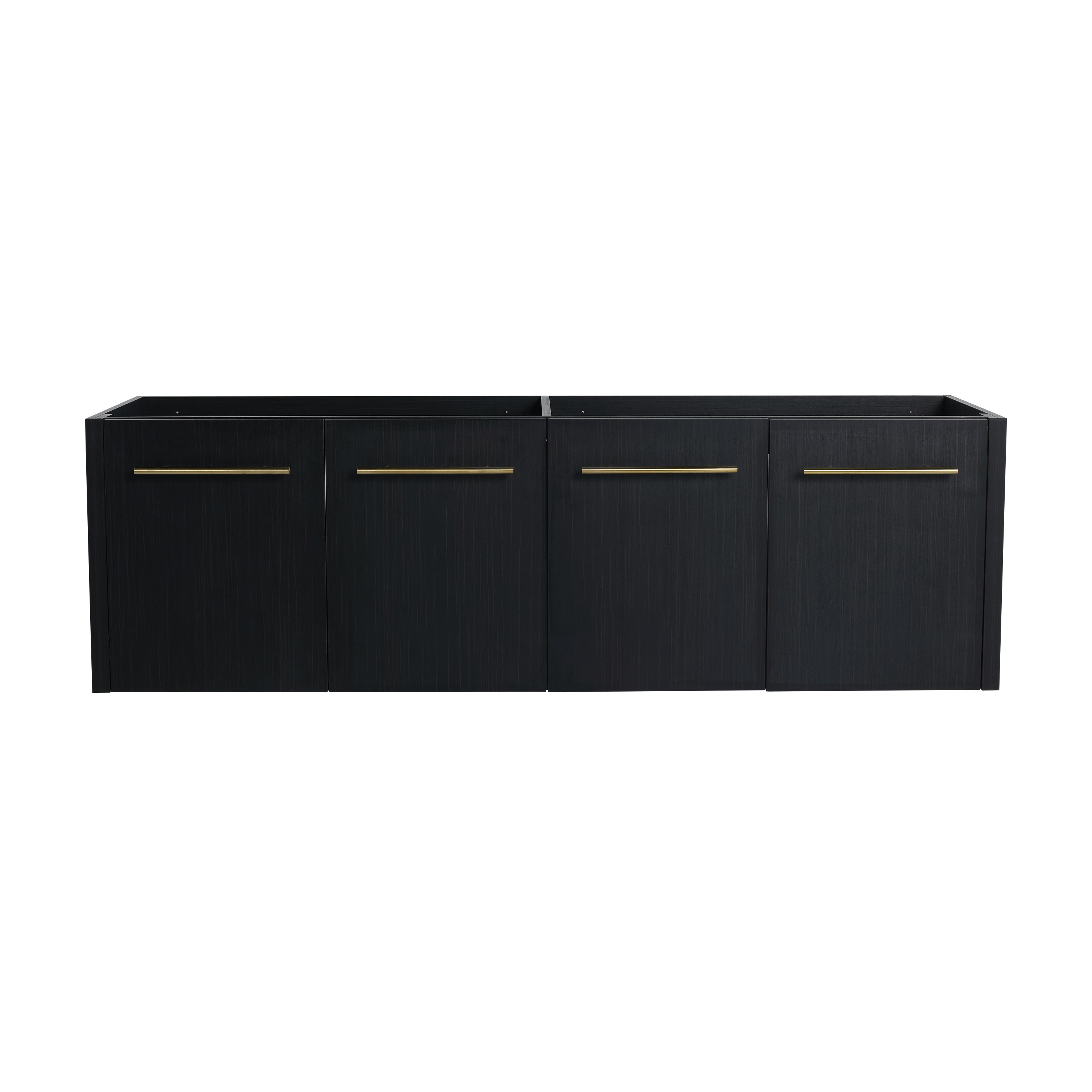 60 Inch Wall-mounted Bathroom Vanity (Only the Cabinet Body, No Top Sink)-BVB09160BCT