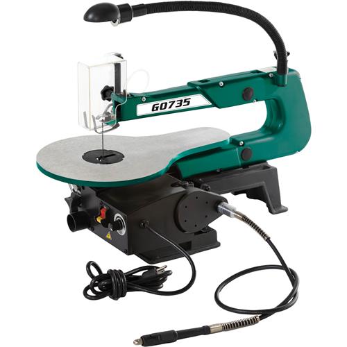 Grizzly G0735 scroll saw front detail
