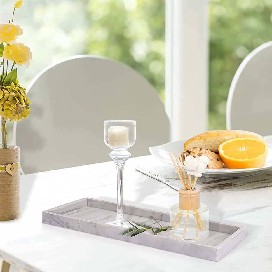 Efforest Premium Silicone Storage Bathroom Tray