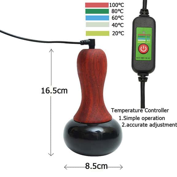 Gua Sha Hot Stone Massager_Gua Sha Face Tool_Stone Massager_Efforest Image