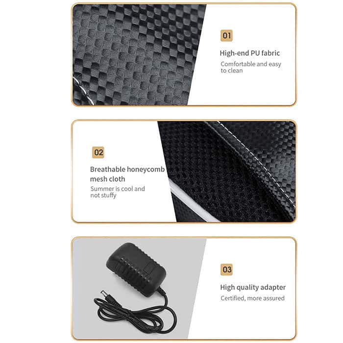 Shiatsu Massager Pillow_Neck, Shoulder and Back Massager_Efforest Image