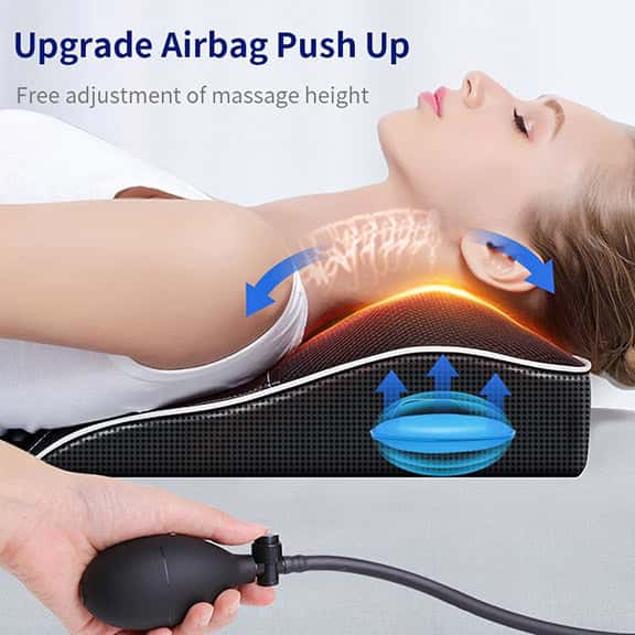 Shiatsu Massager Pillow_Neck, Shoulder and Back Massager_Efforest Image