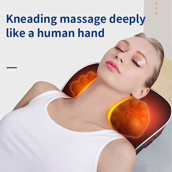 Shiatsu Massager Pillow_Neck, Shoulder and Back Massager_Efforest Image