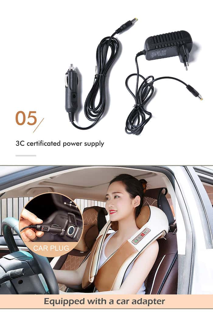 Shiatsu Massager_ Neck Massager,_Shoulder Massager_Efforest Image