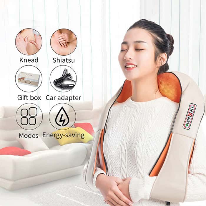 Shiatsu Massager_ Neck Massager,_Shoulder Massager_Efforest Image