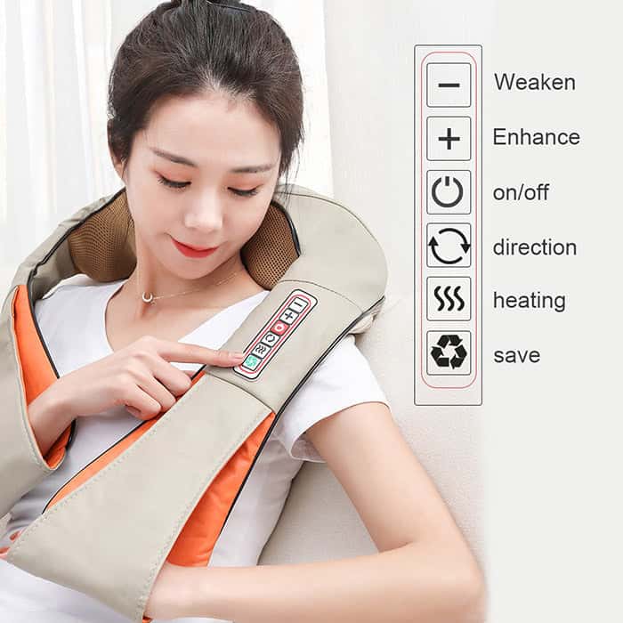 Shiatsu Massager_ Neck Massager,_Shoulder Massager_Efforest Image