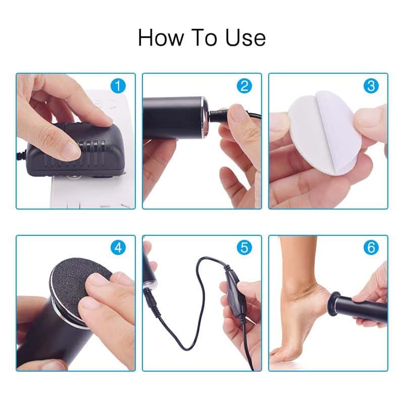 Callus Remover For Feet_Pedicure Tool to Remove Dead Skin From Feet_Efforest