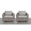 Elegant Fully Assembled Swivel Patio Chair with Luxurious Cushions – Perfect for Outdoor Relaxation