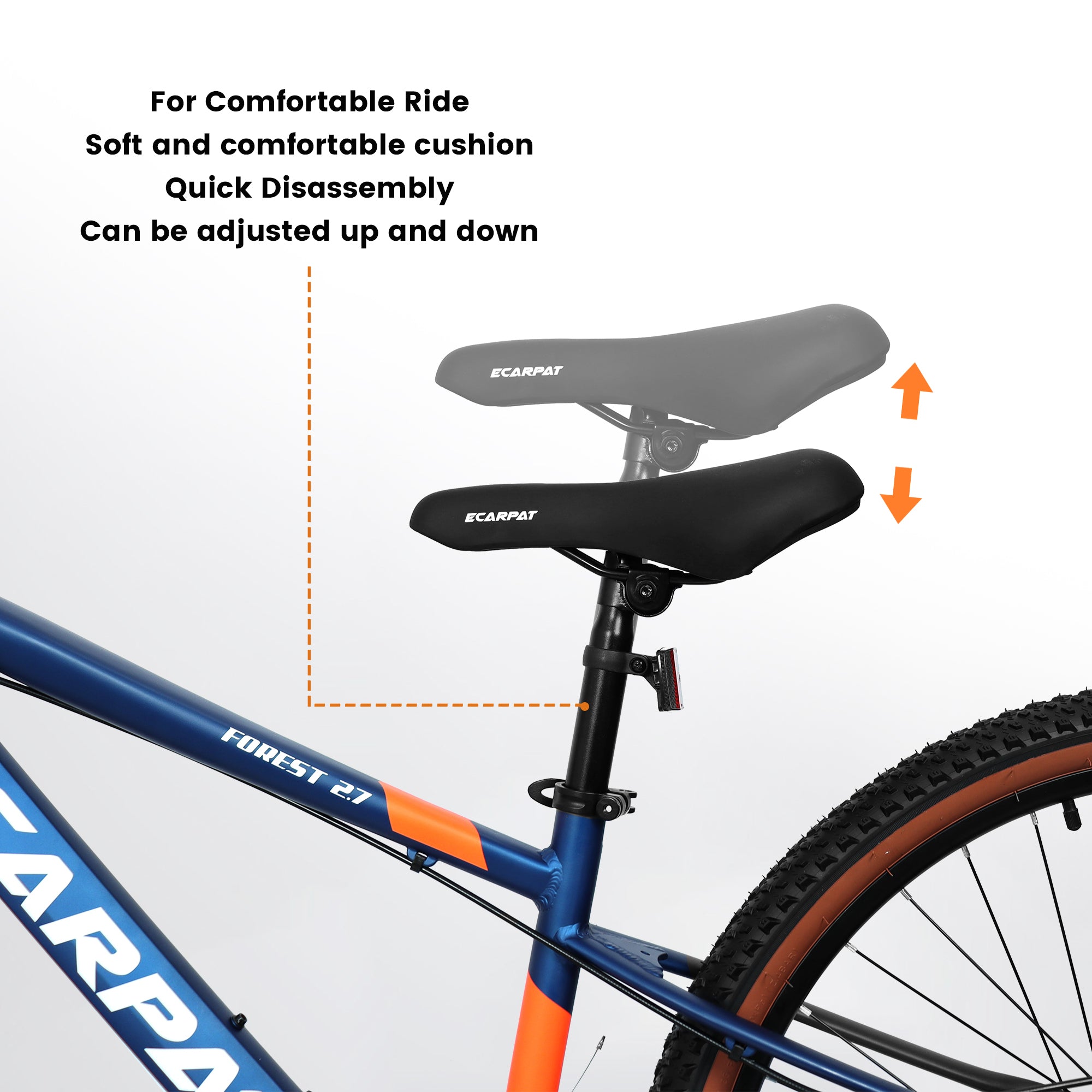 A27302 27 inch wheel mountain bike, 21-speed disc brake trigger transmission, aluminum frame unisex mountain bike