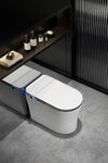 Modern Smart Bidet Toilet with LED Light, Heated Seat, Automatic Flush Tankless