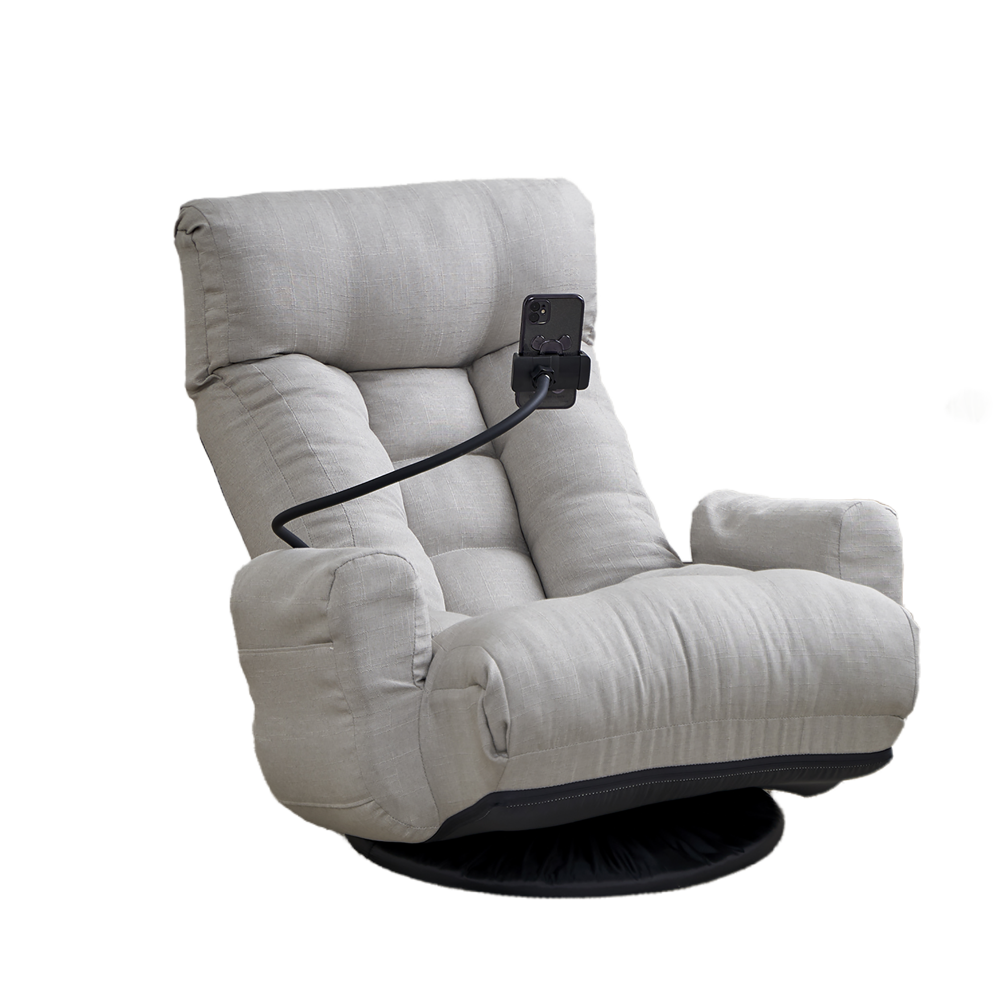 Adjustable head and waist, game chair, lounge chair in the living room, 360 degree rotatable sofa chair,Rotatable seat Leisure Chair deck chair