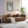 WKS11CZ Camel sofa, durable fabric, solid wood frame, high density sponge filler