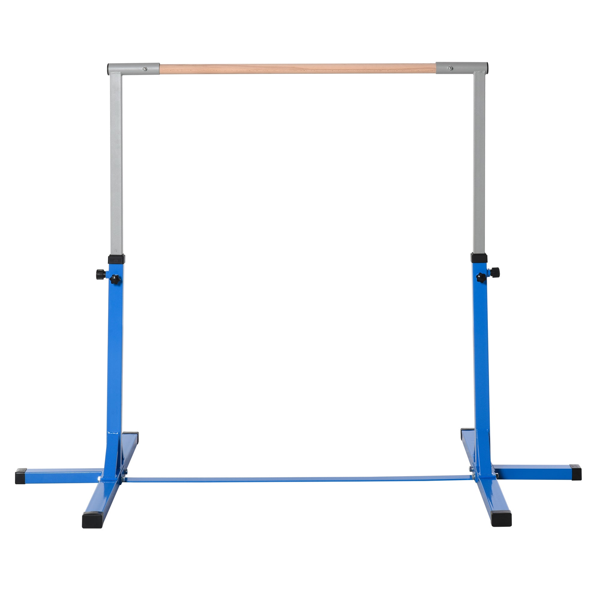 Soozier Gymnastics Bar for Kids, Adjustable Height Gym Bar, Junior Training Kip Bar for Home, Built for kids 3+ Years, Blue