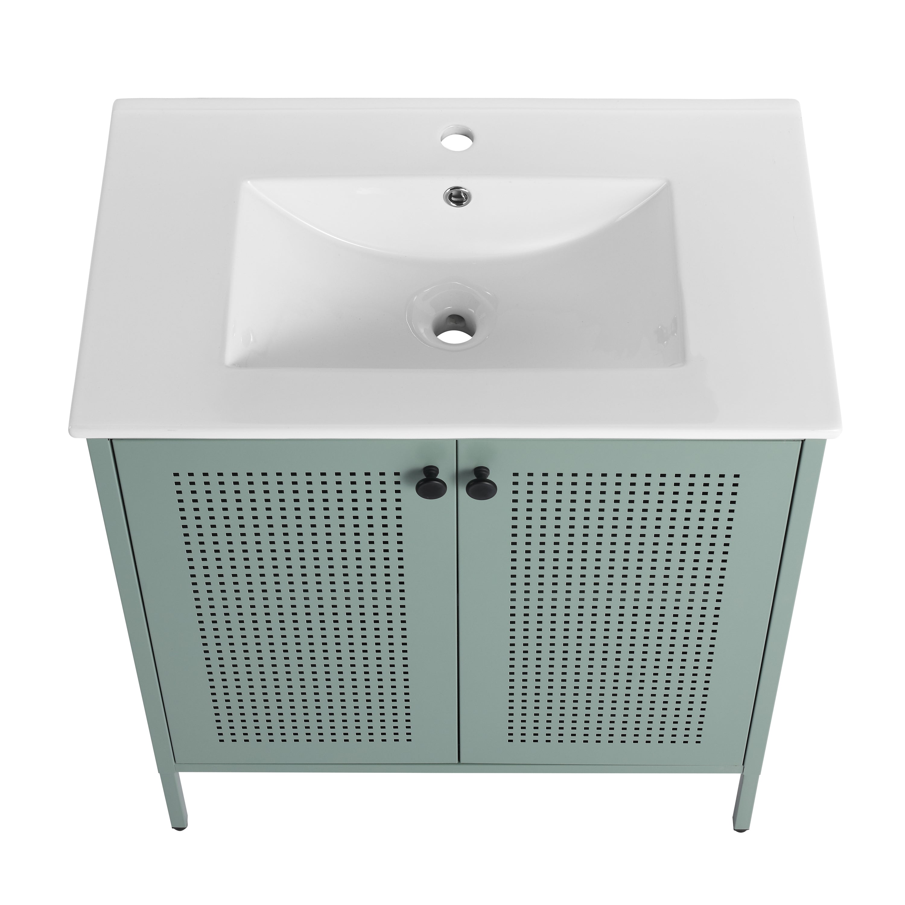 30 Inch Freestanding Bathroom Vanity With Ceramic SInk