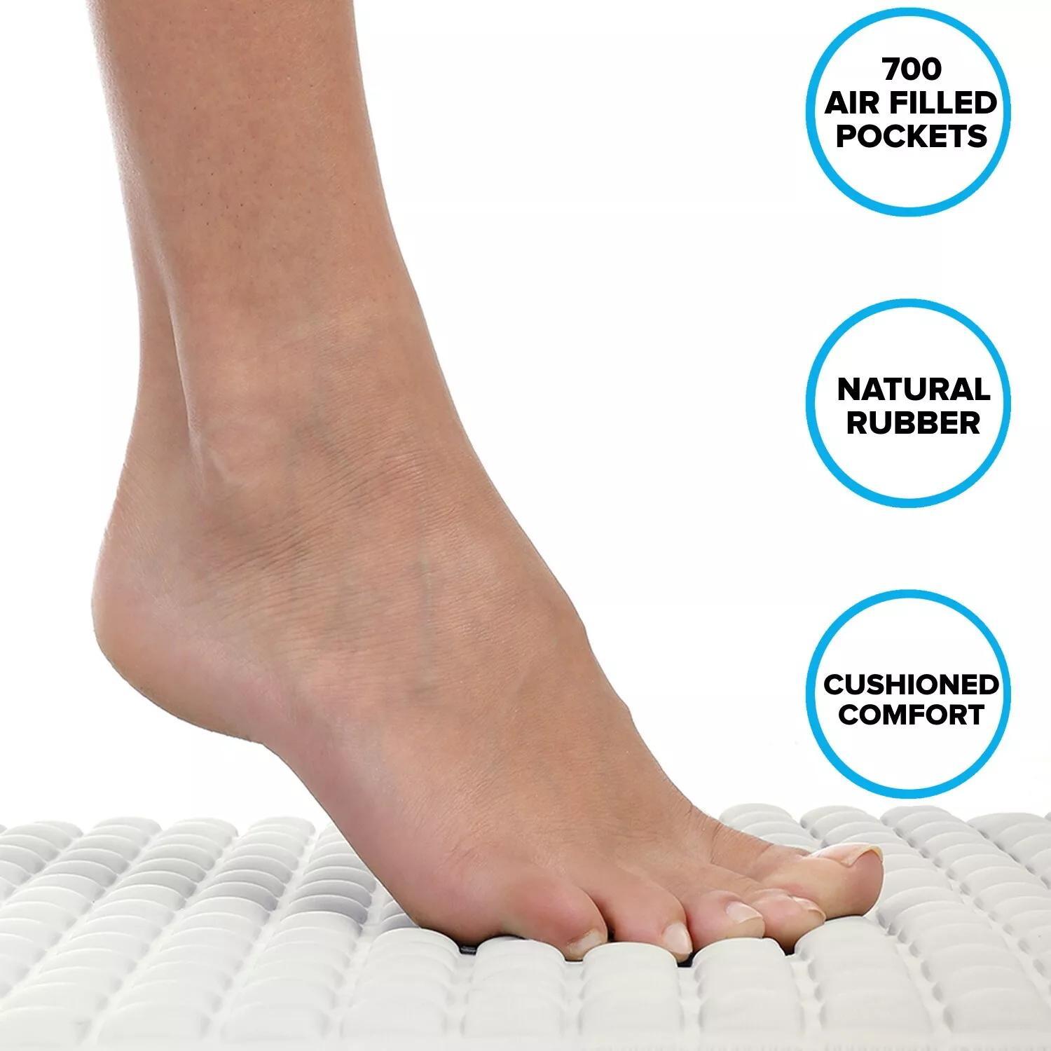 Pillow Top Plus Safety Bath Mat for Bathroom Anti-Slip