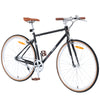 Single Speed Retro style 700C Road Bike For men women's City Bicycle,Steel Frame