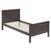 Chocolate Twin Platform Bed