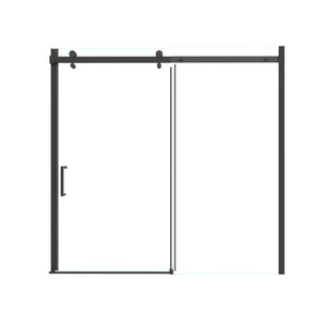56-60 x 58 in Semi-Frameless Sliding Bathtub Door - 56-60 x 58 in / Matte Black view 2