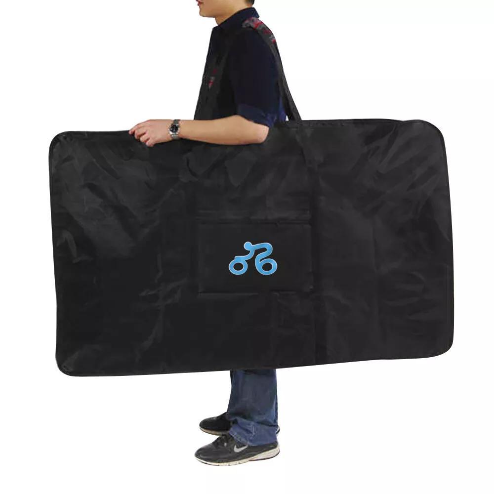 26-29"Bike Travel Bag Transport Case Luggage Carry Folding Bicycle Storage Black