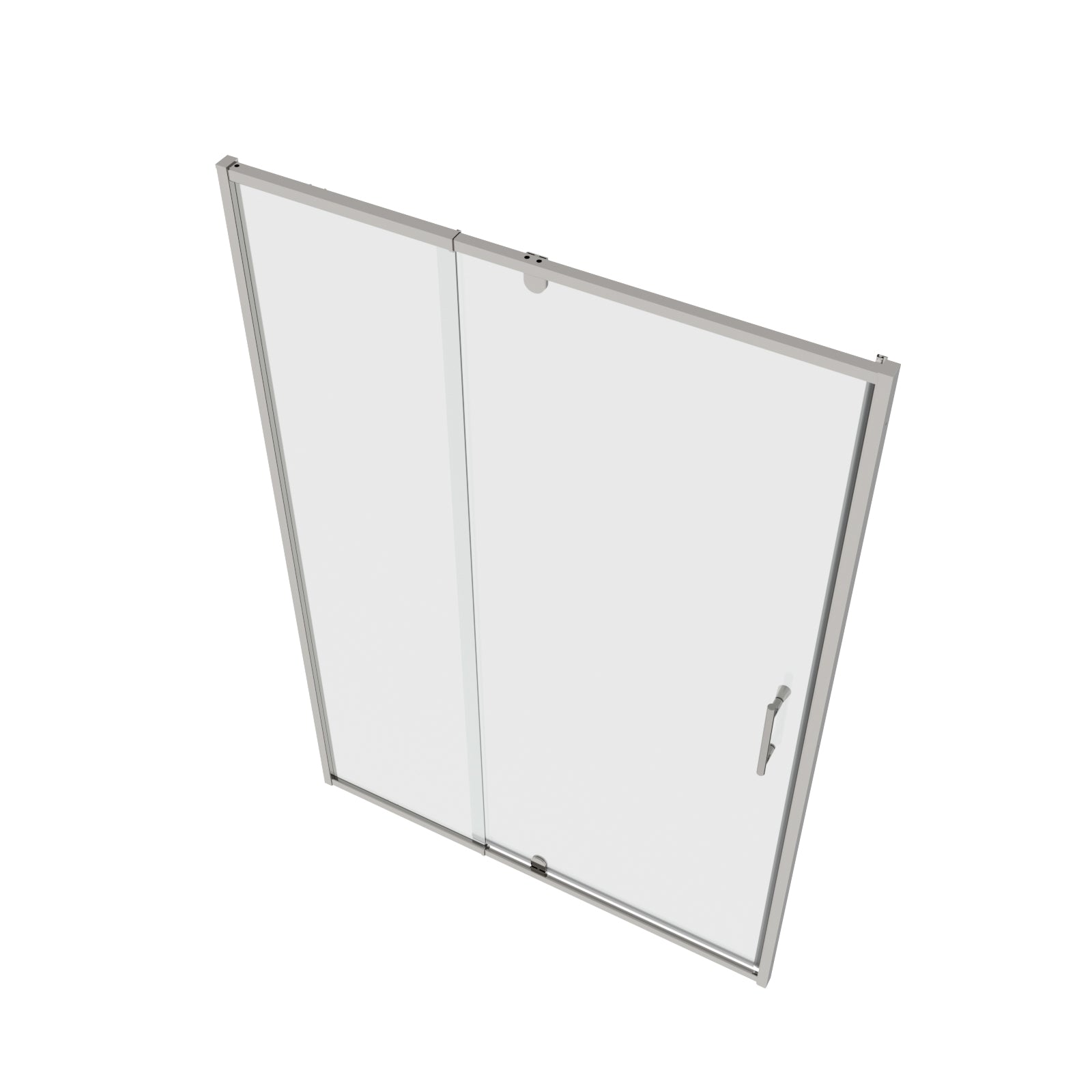 44-48" W x 71" H Pivot Swing Glass Shower Door, Pivot Frame Sliding Shower Door with 1/4"(6mm) Clear SGCC Tempered Glass,