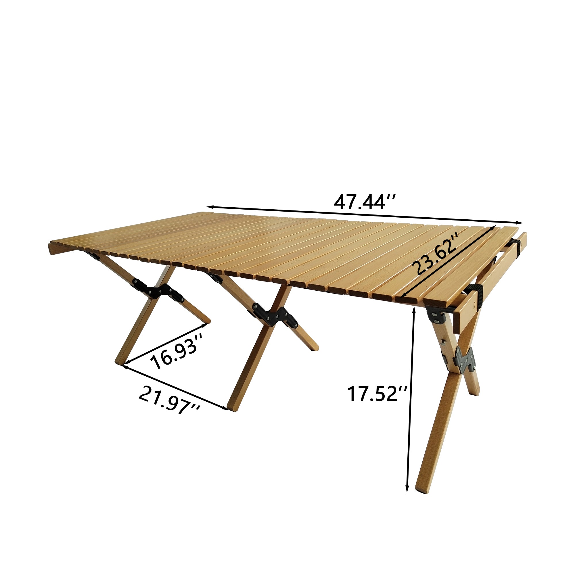 Multi-Function Wooden Foldable Portable Patio Dining Table, Natural
Indoor and outdoor universal ,Natural