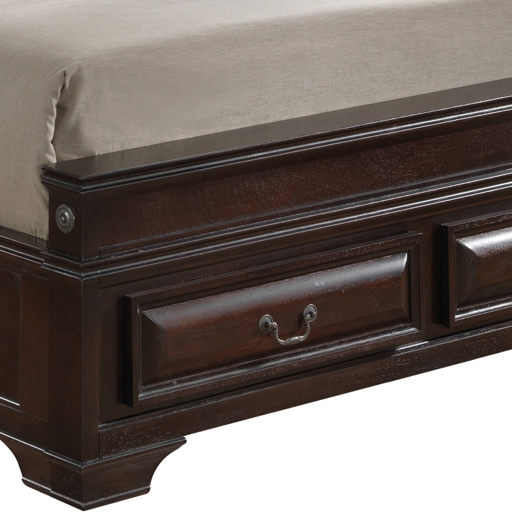 Glory Furniture LaVita G8875E-QB5 Queen Storage Bed , Cappuccino