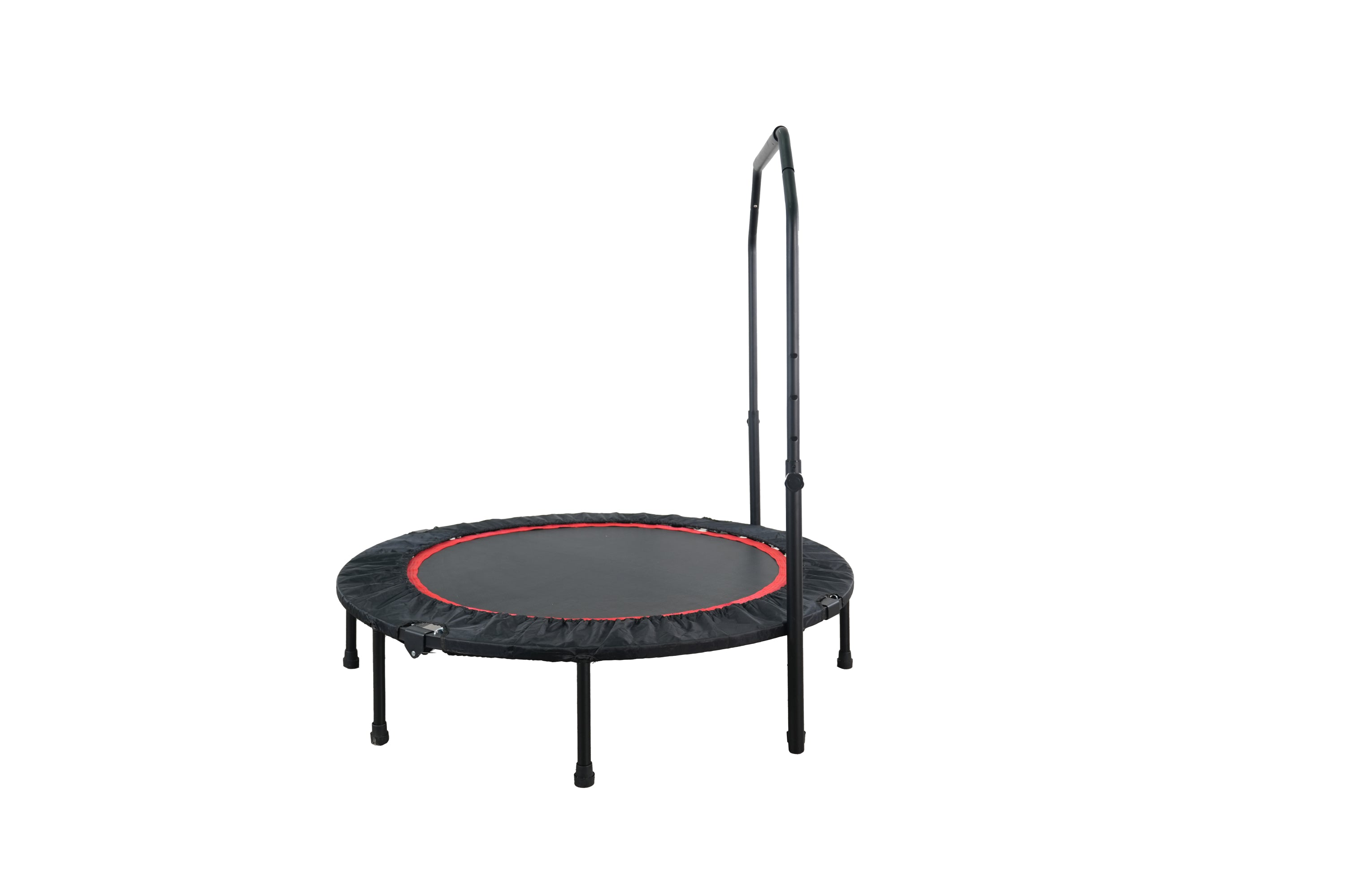 48" Foldable Mini Trampoline Max Load 300lbs, Fitness Rebounder with Adjustable Foam Handle, Exercise Trampoline for Adults Indoor/Garden Workout,Thanksgiving,Black Friday,Cyber Monday,Christmas Gif