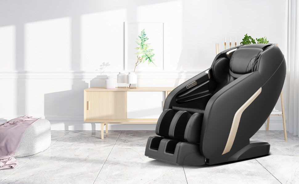 Massage Chair, Zero Gravity Shiatsu Massage Chairs Full Body and Recliner SL-Track Massage Chair with Bluetooth Speaker,Anion,Thai Stretch,USB Charing,Heating and Foot Roller Massager