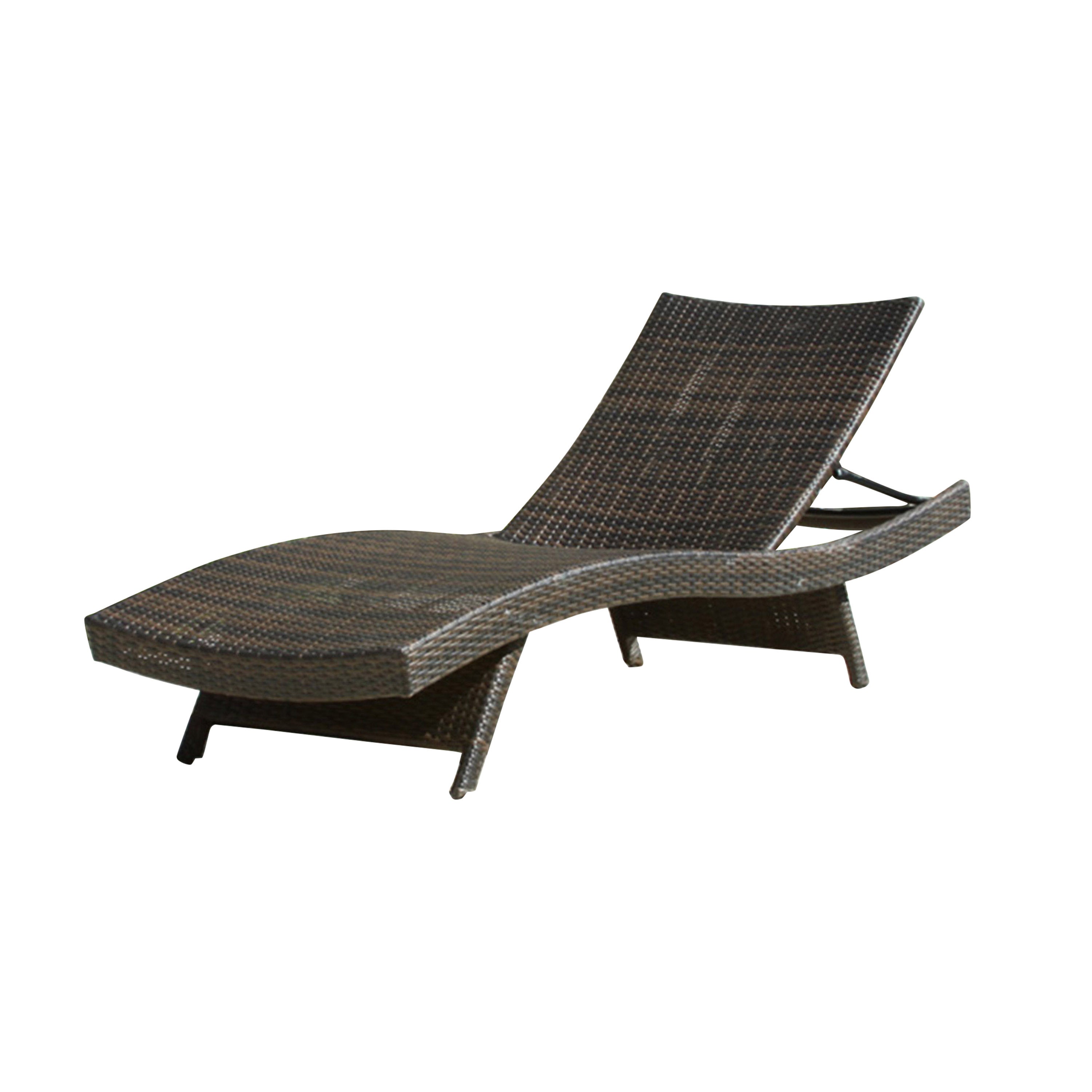 SALEM PE WICKER CHAISE LOUNGE