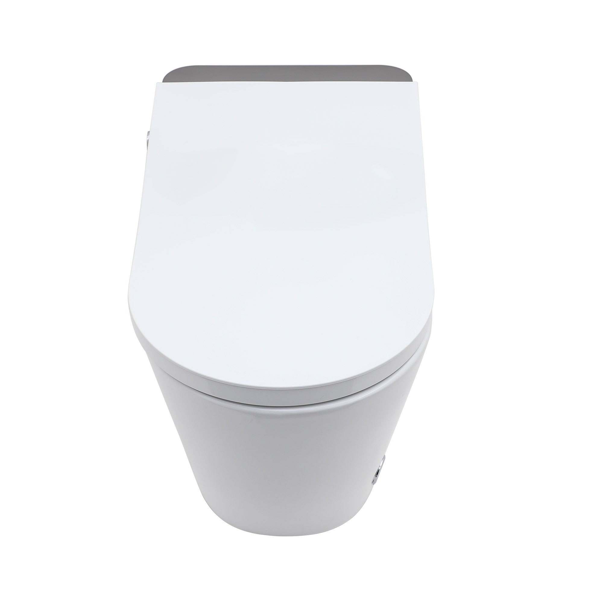 Smart Toilet with Bidet Built in, Auto Open & Close, Elongated Heated seat, Foot Sensor Flush, LED Display, Warm Water Wash, Dryer, Night Light