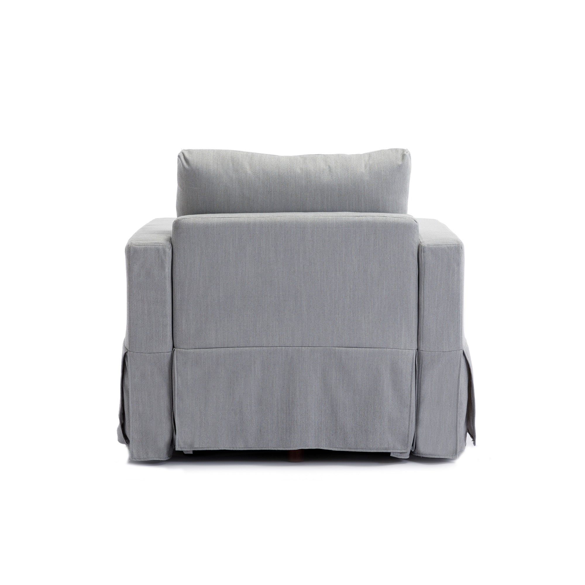 4 Seat Module Sectional Sofa Couch With 1 Ottoman,Seat Cushion and Back Cushion Removable and Washable,Light Grey