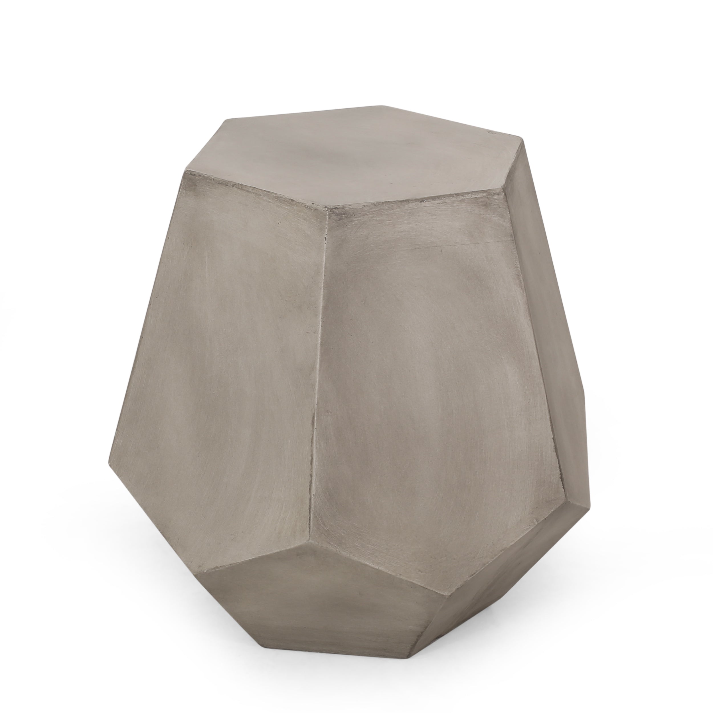 Outdoor CALGARY SIDE TABLE,Light Grey