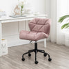 Eldon Diamond Tufted Adjustable Swivel Office Chair, Mauve