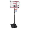 Portable Basketball Goal System with Stable Base and Wheels, use for Indoor Outdoor teenagers youth height adjustable 5.6 to 7ft Basketball Hoop 28 Inch Backboard