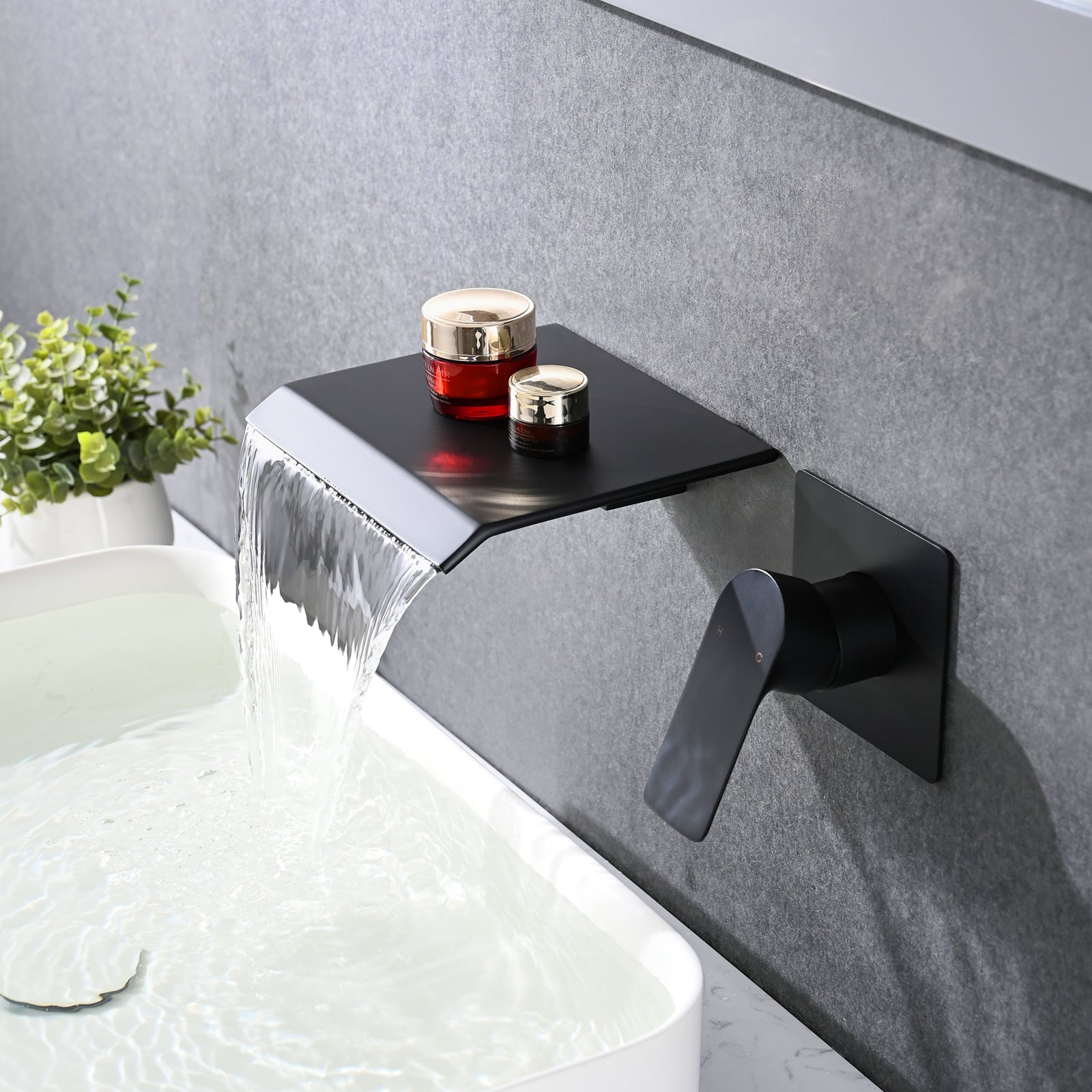 Waterfall Wall Mounted Tub Faucet