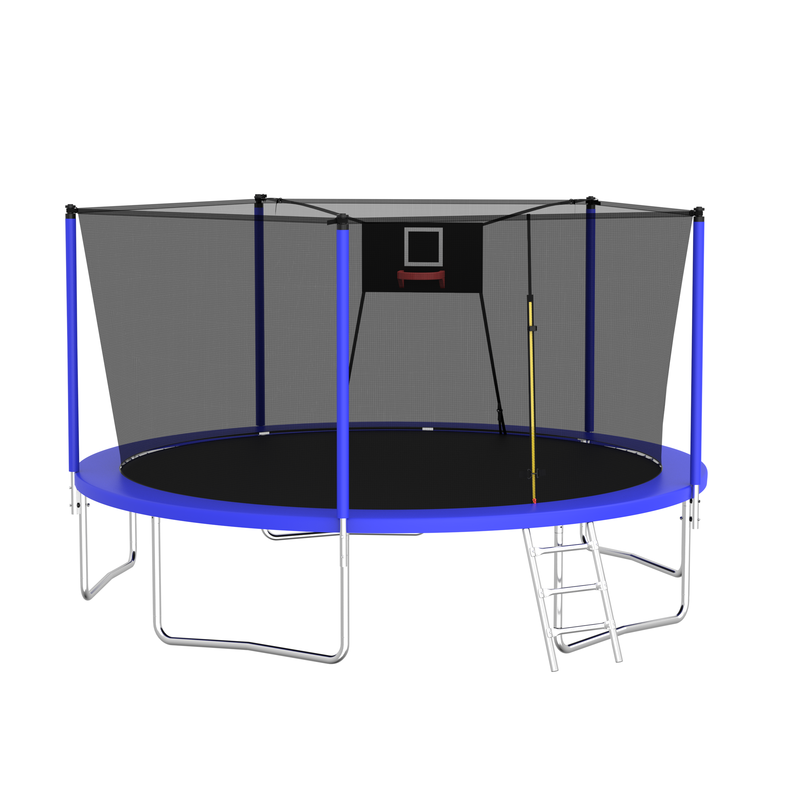 14FT Trampoline ,Sports Fitness Trampolines with Enclosure Net, Recreational Trampolines for Outdoor Indoor