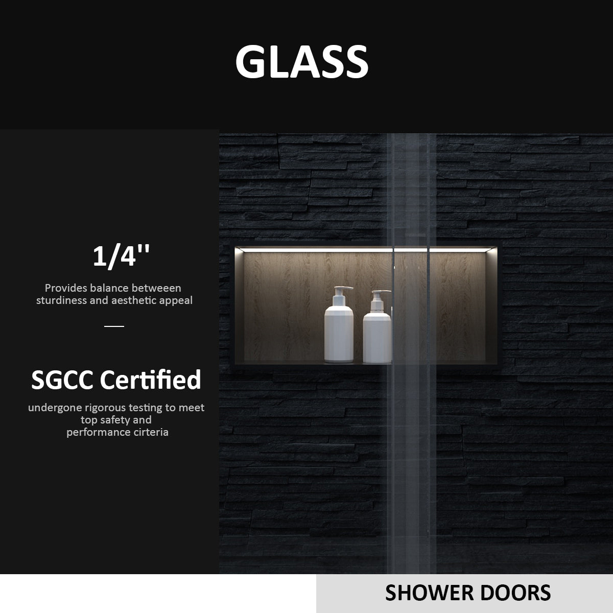 58-60" W x 60" H Frameless Sliding Bathtub Door, Tub Shower Door, Bathtub Glass Door, Bathtub Shower Door, 1/4" (6mm) Certified Clear Tempered Glass, Chrome