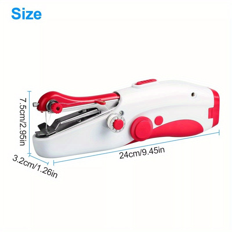 Portable Mini Sewing Machine Electric Cordless Mending Machine Handy Stitch Sewing Machine for Home Travel