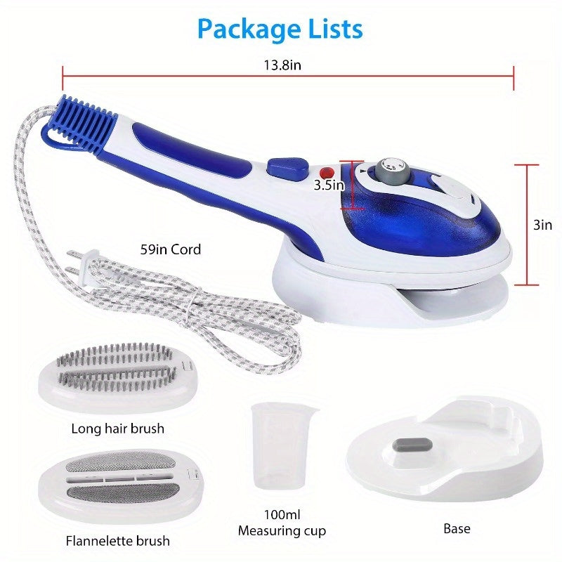 800W Handheld Electric Steam Anti Scalding Anti Dripping Portable Iron Garment Steamer