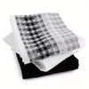 Thyme & Table Cotton Waffle Kitchen Towels, Black White, 3-Piece Set