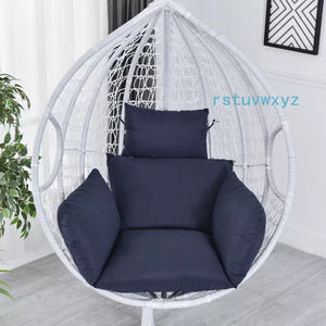 Hanging Egg Rattan Chair Outdoor Garden Patio Hammock Cushions (No Hammock)