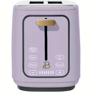 2 Slice Toaster with Touch-Activated Display, Cornflower