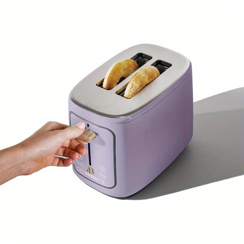 2 Slice Toaster with Touch-Activated Display, Cornflower