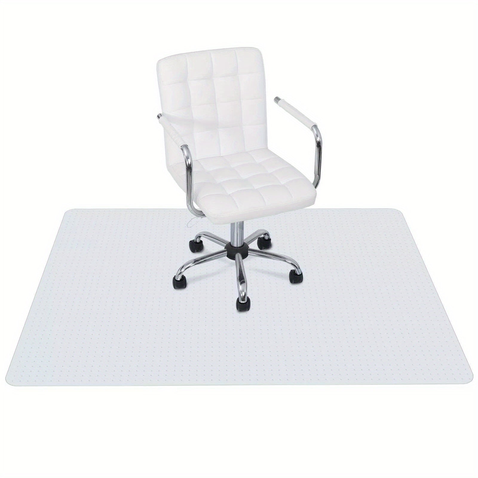 60.2 x 46.4" PVC Floor Mat - Chair Mat for Floor Protection, Home Office Use