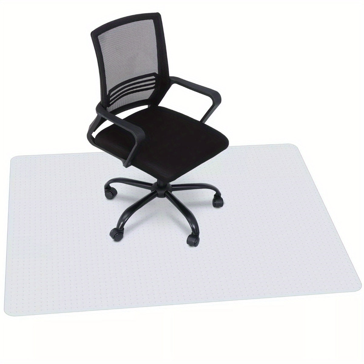 60.2 x 46.4" PVC Floor Mat - Chair Mat for Floor Protection, Home Office Use