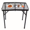 Adjustable Height Folding Table for Grill, Outdoor Picnic & Camping