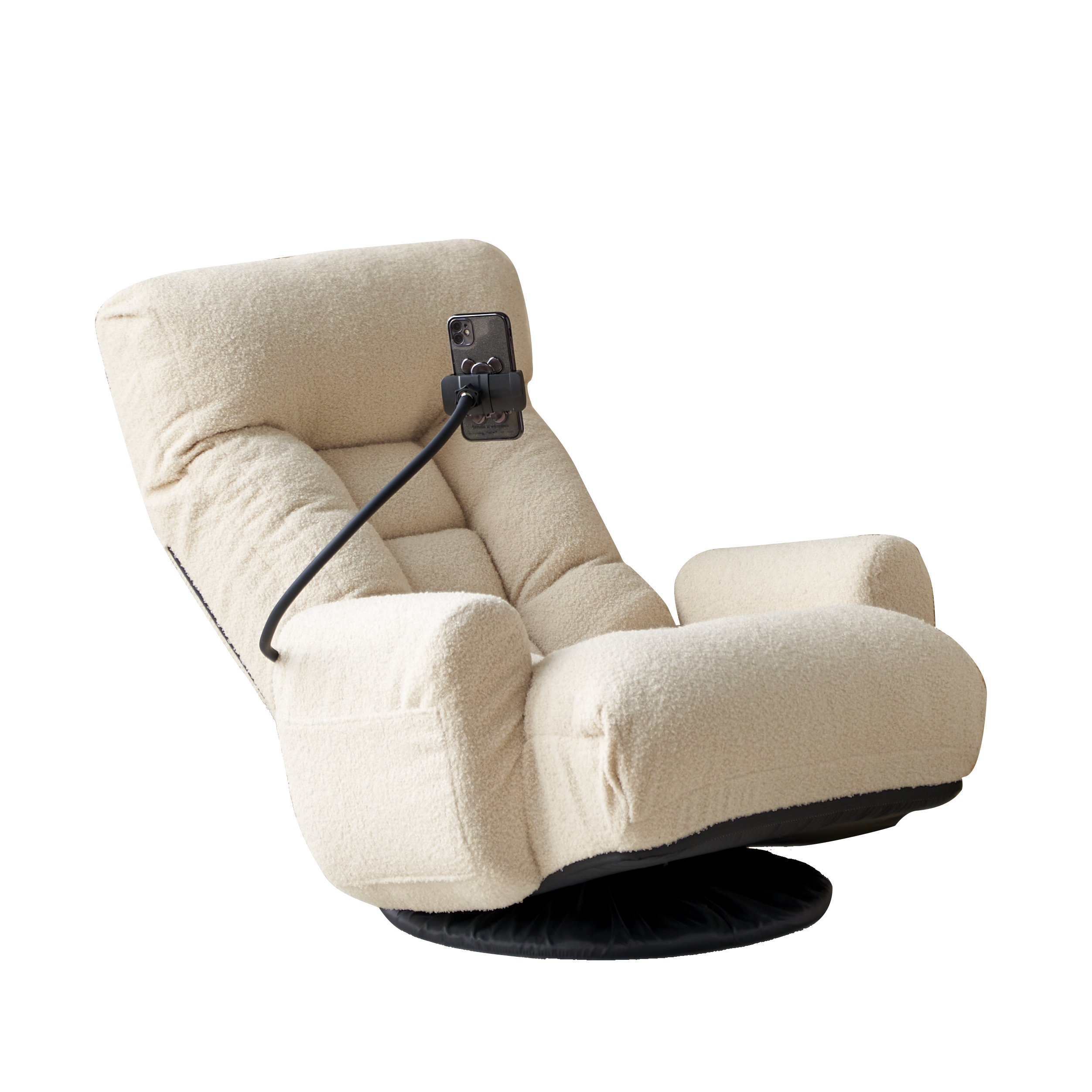 Adjustable head and waist, game chair, lounge chair in the living room, 360 degree rotatable sofa chair,Rotatable seat Leisure Chair deck chair