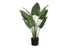 Artificial Plant, 37" Tall, Aureum Tree, Indoor, Faux, Fake, Floor, Greenery, Potted, Real Touch, Decorative, Green Leaves, Black Pot