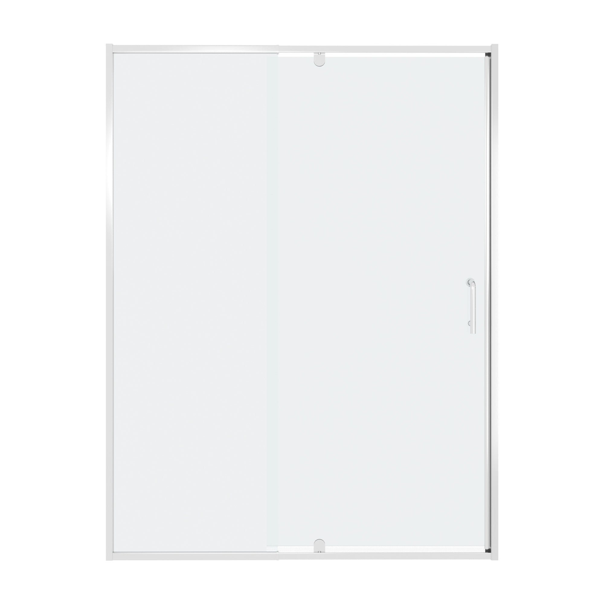 54 x 71 in Pivot Glass Shower Door - 54 x 71 in / Chrome view 6